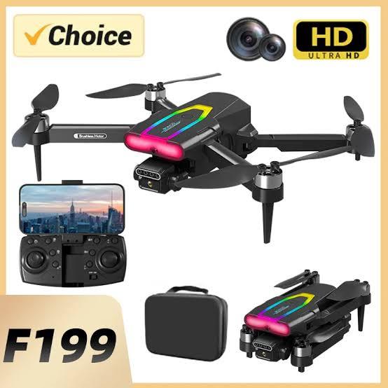 F199 Drone HD 4K 8K HD Dual Camera Professional RC Foldable Quadcopter Aerial Photography FPV