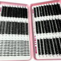 Spikes Lash Individuals Volume Eyelash Clusters D-Curly Lash Clusters Kit 10-20MM DIY Eyelash Extensions,6 Styles Lash Clusters. 
