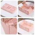 1Pcs Plastic Foldable Storage Crate Folding Basket Portable Stackable Makeup Jewellery Toys Boxes for Storage Box Organizer. 