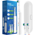 Intelligent Rotating Electric Toothbrush, Rechargeable Rotary Toothbrushes Compatible with Oral B Braun Replacement Brush Heads. 