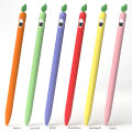 👉🏻Cute cartoon carrot design anti-drop slim touch pen case tablet stylus shell easy to install Apple Pencil Gen1 / 2 silicone case with protective pen cover. 