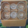 olila glassware n008 6pis ice cream Bowl set.