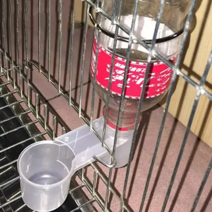 Auto Drinking Device for Birds Plastic Pet Feeder Double Nozzle Water Botter for Chicken/Pigeon/Parrot/Pet Drinking Accessories