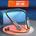 ZT Plus 200 Magnetic Neckband Wireless Bluetooth 5.3 Earbuds Long Standby Sports Music Earphones HiFi Sound Headphones Support TF Card Output. 