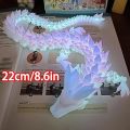 Divine Dragon Statue, 3D Printed Night Light Dragon Sculpture, Aquarium Decoration, Theme Adult Bedroom Desktop Ornament. 