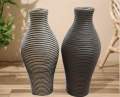 Vase ( wicker floor vase). 