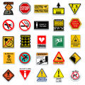50pcs Funny Warning Stickers Danger Banning Sign Viny Decal Car Scooter Motorcycle Suitcase Violation Sticker Classic Toy. 