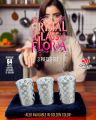 Pack of 3 Flora Crystal Shining Glass (Box Pack). 