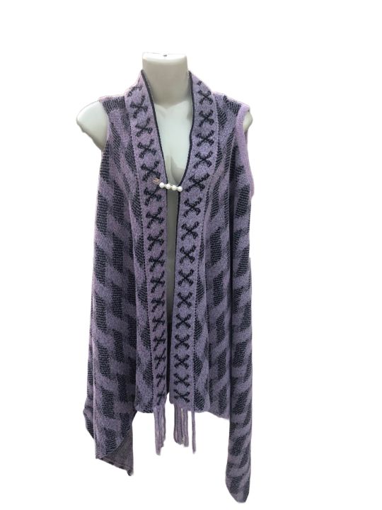 Cape%20shawls%20for%20women%20Cardigans%20pure%20wool%20open%20style%20-%20Image%203