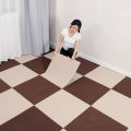 30X30cm Self-adhesive Anti Slip Splicing Block Floor Mute Rug Bedroom Mat Carpet Water Absorption and Anti Slip Living Room Home.