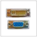 DVI to VGA Connector DVI 24+5 Male Convert To 15 Pin VGA Female Cable Adapter. 