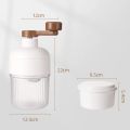 Mini Ice Crusher Portable Shaved Ice Machine Hand Operated Shaved Ice Milkshake Maker Household Smoothie Machine Kitchen Tool.