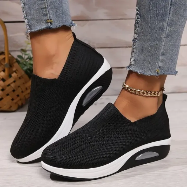 New%20Fashion%20Women%20Mesh%20Breathable%20Vulcanized%20Sneakers%20Woman%20Platform%20Solid%20Color%20Casual%20Shoes%20Ladies%20Wedges%20Walking%20Shoes%20-%20Image%204