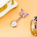 【New design】1PC Cute Butterfly shaped Nurse Watch Student Fashion Watch Skill Exam Form Competition Timing Table Pin Table. 