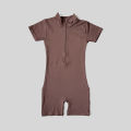 Summer Short Sleeve Zipper Jumpsuit Sports Wear Gym Fitness Sports Bodysuits Women Running Fashion Workout Clothes. 