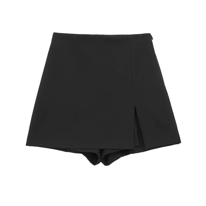 Women's%20Front%20Slit%20Shorts%20Skirts%20With%20Side%20Zipper,%20High%20Waist,%20Female%20Skort,%20Chic%20Fashion%20-%20Image%207