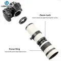 Lightdow 420-800mm f/8.3-16 Manual Telephoto Zoom Lens for RF EF F Z A E Mount Camera.