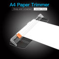 Portable Paper Trimmer A4 Size Paper Cutter Cutting Machine 12 Inch Cutting Width for Craft Paper Photo Laminated Paper. 