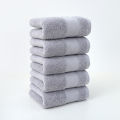 A Set of 5 Thick Absorbent Cotton Towels, Quick-Drying and Soft Face Towels, Pure Cotton, Suitable for Home Bathing.. 