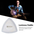2/1PCS Glowing Guitar Picks Acoustic Electric Guitar With LED Light Luminous Pick Musical Stringed Instrument Glowing Plectrum. 