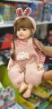 Full Silicone Doll Large Reborn Baby Doll Newborn Toddler Soft Baby Doll for Gifts. 