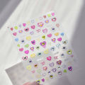 1pcs 5D Kawaii Jelly Series Nail Art Stickers Blue Jellyfish Adhesive Nail Art Decorations Stickers Hot Stamping Manicure Decals. 