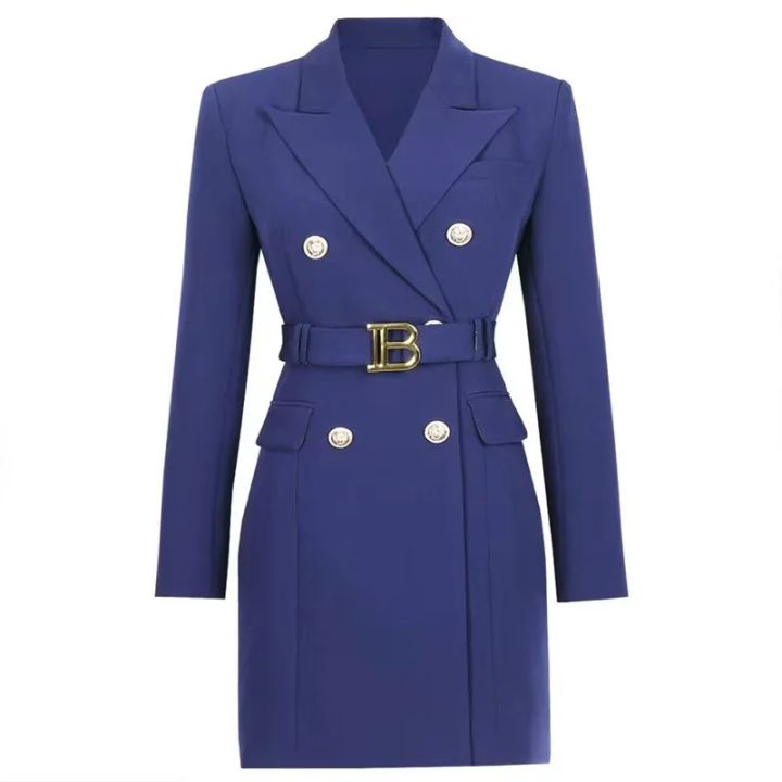 Women's%20Long%20Sleeve%20Buttons%20Double%20Blazer%20Jacket%20Women%202026%20New%20Office%20Lady%20Designer%20Breasted%20Belted%20Blazer%20Dress%20Spring%20Autumn%20-%20Image%203