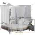 Large White Outdoor Camping Mosquito Net - Insect-Proof, Protective, Breathable, and Portable  Bedroom, Hammock, and Tent Use. 