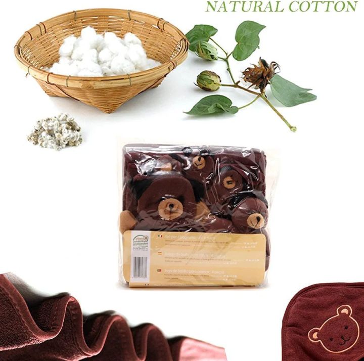 Premium%20Extra%20Soft%20Cartoon%20Animal%20Shape%20Hooded%20Bamboo%20Baby%20Bath%20Towel%20Set%20Set%20of%204%20-%20Image%205