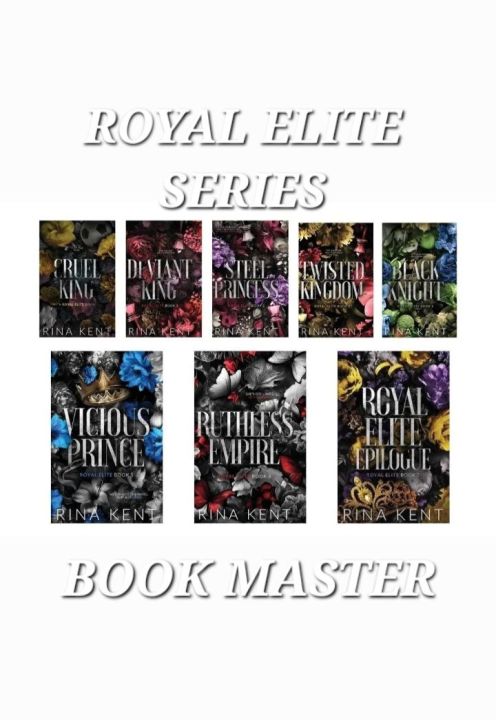 Royal Elite Series 8 Books set by Rina kent complete collection special edition