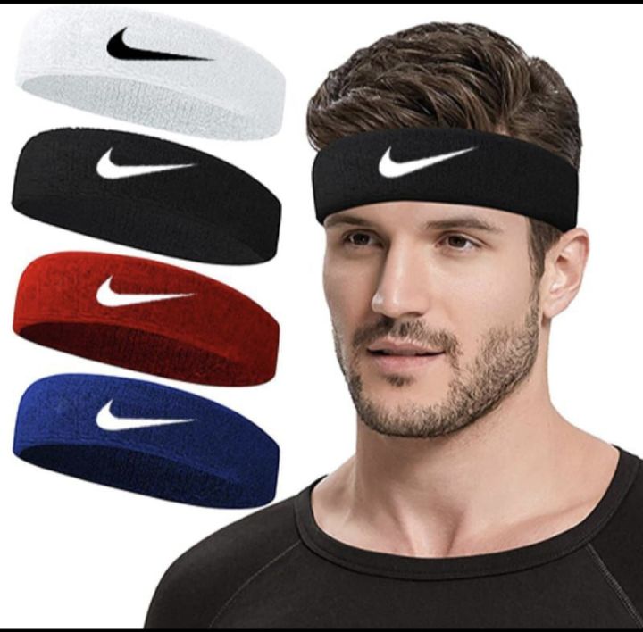 Sweatbands Sports Headband for Men & Women, Moisture Wicking Hairband Athletic Towel Headbands Cotton Head Sweat Bands for Running, Cycling, Yoga,