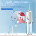 220ml Dental Irrigator Hygiene Portable Oral Cleaning Electric Sonic Teeth Scaler Tooth Calculus Stains Tartar Remover Tool.