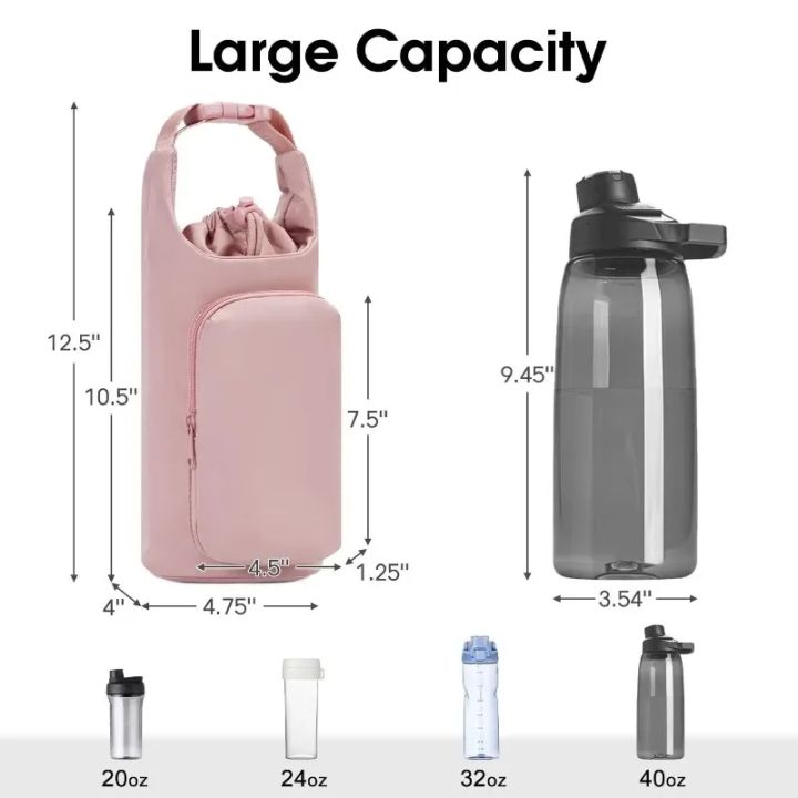 Portable%20Water%20Bottle%20Bag%20with%20Adjustable%20Shoulder%20Strap%20Vacuum%20Cup%20Cover%20Heat%20Insulation%20Protective%20Cover%20for%20Hiking%20Camping%20-%20Image%203