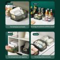 Acrylic Organizers Snacks Bathroom Organizer Rectangular Storage Makeup Clutter Bedroom Cosmetics Living Room Make Up Organizer.