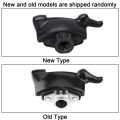 Black Tire Changer Machine Plastic and Iron Mount Demount Duck Head Kit Dia 28mm/1.1".