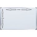 Dry Erase White Board Hanging Writing Drawing & Planning Whiteboard. 