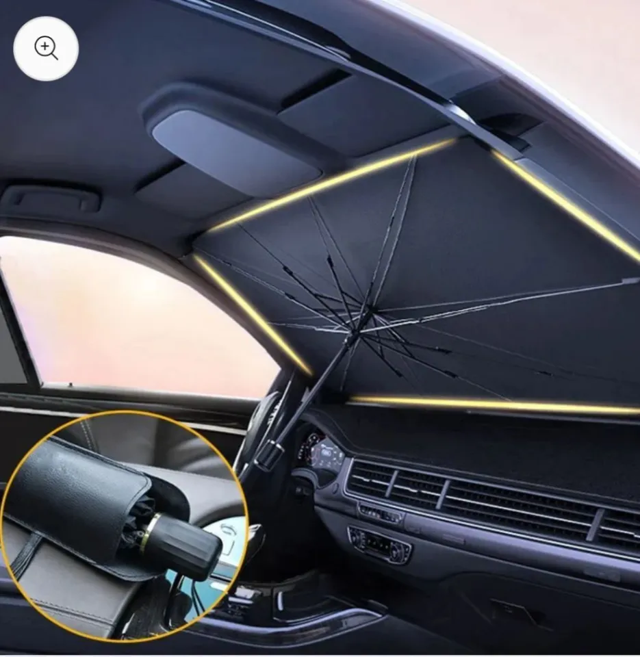Car Windshield Sunshade Umbrella Foldable Car Umbrella Sunshade Anti UV Car Windshield