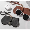 Es. high-end portable leather sunglasses case retail/wholesale Easyhome E914. 