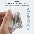 Black Screen Window Sticker For Screen Repair Kit 16.5FT Strong Adhesive & Waterproof Tape Door Curtain Mosquito Net Mesh Patch. 