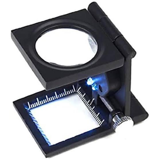 Thread Counting Glass 10X Linen Testers Magnifier