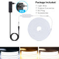 Tuya Zigbee 24V Neon LED Strip 1m-10m Waterproof Dimmable Smart Lamp HomeDecor APP Voice Control for Alexa Home Assistant . 