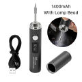 1400mah USB Soldering Iron Wireless Charging Electric Solder Iron Fast Charging Rechargeable Portable Repair Welding Tools. 