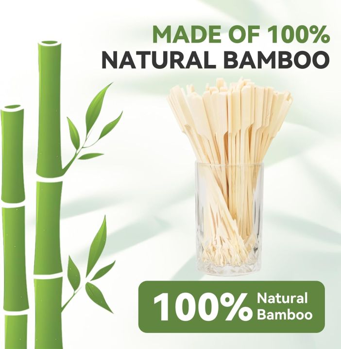 50/100pcs%20Bamboo%20Skewers%20Cocktail%20Picks%20for%20Appetizers%20Wooden%204.7%20IN%20Sandwich%20Hamburger%20Skewers%20Disposable%20Fruits%20BBQ%20Food%20Forks%20-%20Image%205