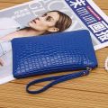 Alligator Wallet Lady New Korean handbag with active Zero Wallet. 