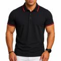 Men’s Solid Black Polo T-Shirt  Premium PK Cotton | Casual & Formal Wear. 