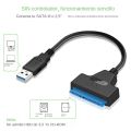 USB 3.0 to SATA III Cable Support 2.5 Inch External HDD SSD Hard Drive Adapter Cable Computer Connector Converter For PC Laptops.