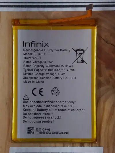 Infinix%20BL-39LX%20Battery%20for%20Infinix%20S5%20/%20S5%20Lite/Smart%204%20Capacity-4000mAh%20-%20Image%202
