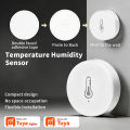 Zigbee 3.0 Smart Temperature & Humidity Sensor for Tuya/Smart Life APP Remote Control For  Alexa Cozy Home Essentials. 