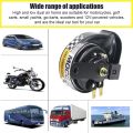 12V Super Loud Snail Horn 130dB Universal Car Motorcycle Boat Truck Electric Signal 510Hz Waterproof Durable Car Speaker Sound.