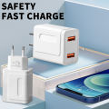 Dual USB Charger 2.4A Quick Charge Phone Charger Power Adapters For iPhone Xiaomi Samsung EU/US Plug Fast Charging Wall Charger. 